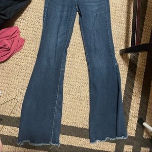 Lucky & Blessed Flare High Rise Jeans